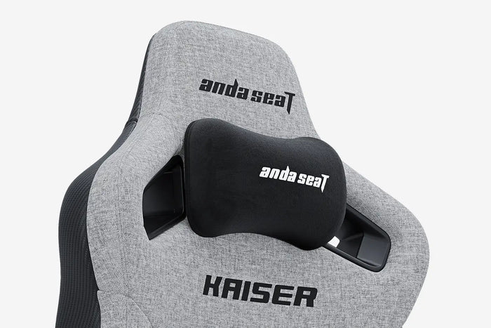 AndaSeat New Kaiser 4 Linen Fabric 6D Armrest Gaming Chair XL - Ash Gray