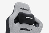 AndaSeat New Kaiser 4 Linen Fabric 6D Armrest Gaming Chair XL - Ash Gray
