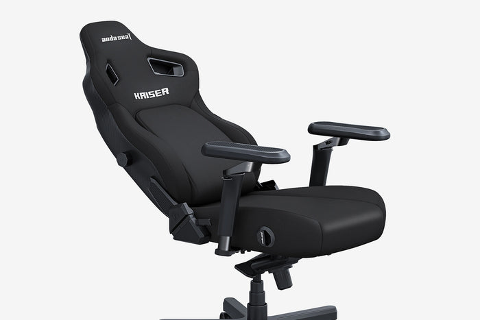 AndaSeat New Kaiser 4 Linen Fabric 6D Armrest Gaming Chair XL - Black
