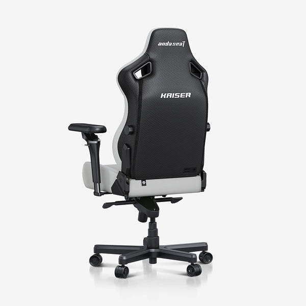 AndaSeat Kaiser 4 XL Premium PVC Leather Gaming Chair – White