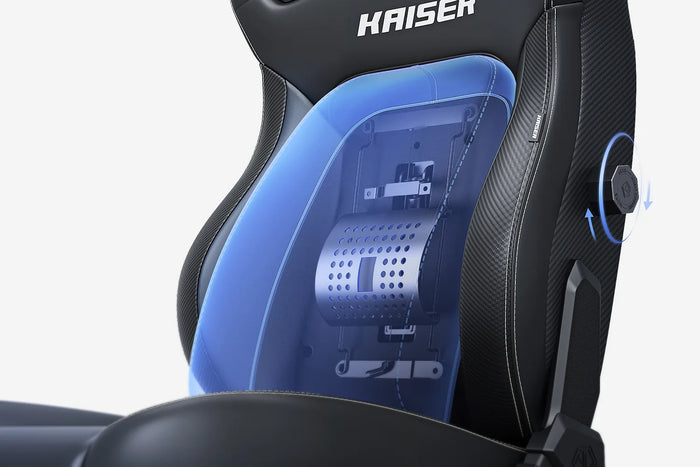 AndaSeat New Kaiser 4 with 6D Armrests Premium PVC Leather Large Size Gaming Chair – Elegant Black