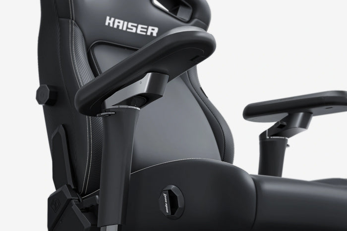 AndaSeat New Kaiser 4 with 6D Armrests Premium PVC Leather Large Size Gaming Chair – Elegant Black