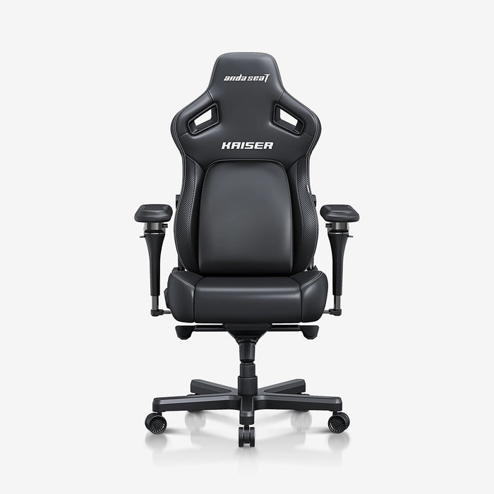 AndaSeat New Kaiser 4 with 6D Armrests Premium PVC Leather Large Size Gaming Chair – Elegant Black
