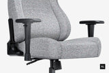 Andaseat NOVIS Series XL Linen Fabric Gaming Chair - Ash Gray