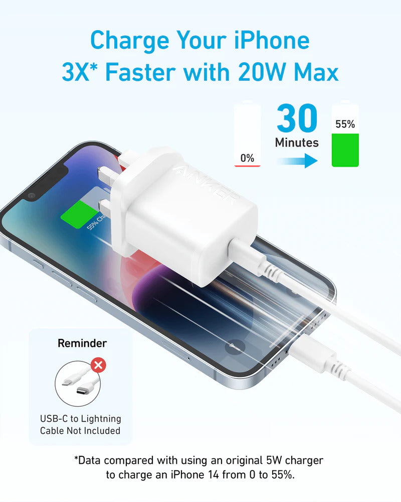 A2347K21 Anker 312 Charger 20W - White