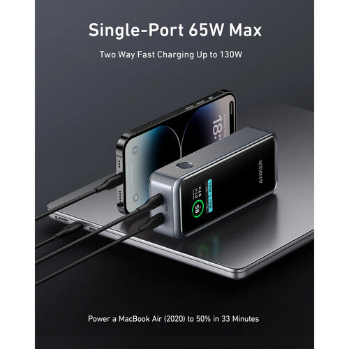Anker Prime 12,000mAh Power Bank (130W) Series 7 -Black A1335011