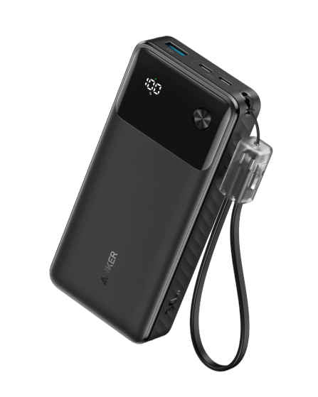 Anker Power Bank (20K, 30W) - Black A1384H11