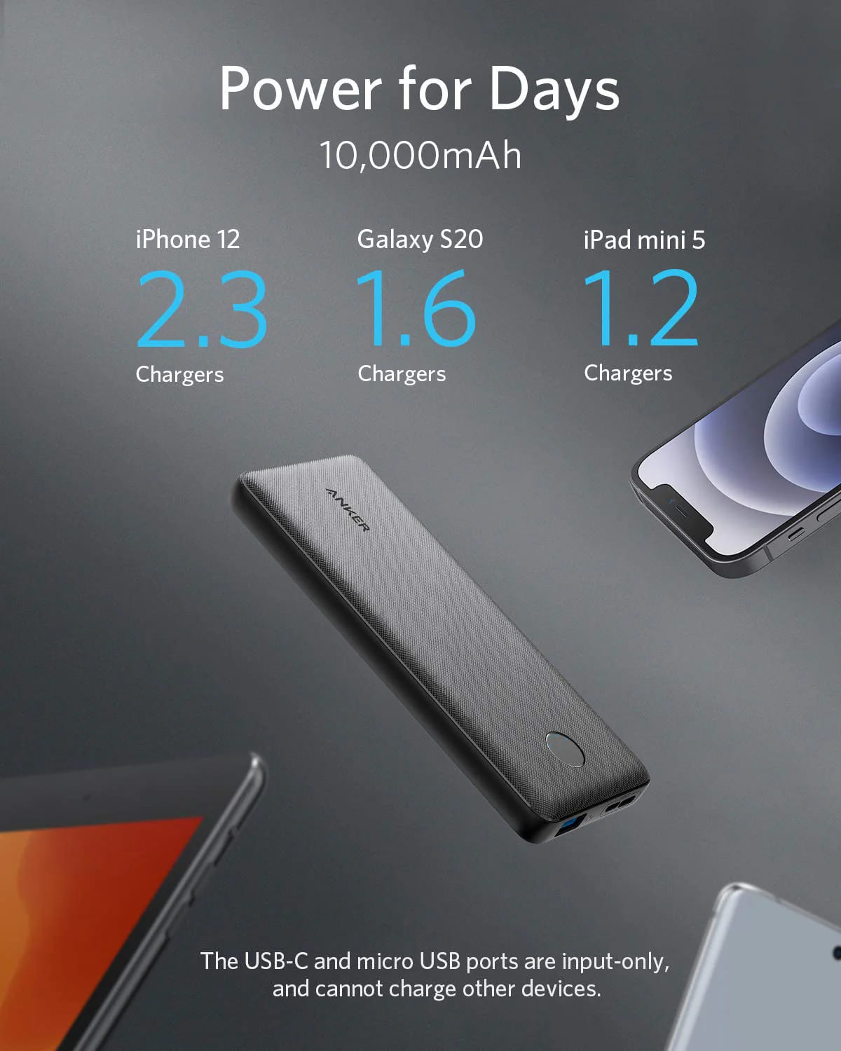 A1229H12-42 Anker PowerCore Slim 10000 - Black