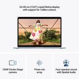 Apple MacBook Air - 13.6" / M5 / 10-Core CPU / 10-Core GPU / 16-Core Neural Engine / 16GB / 512GB SSD / Arabic- Star Light / 1YW / Z1L3000EC