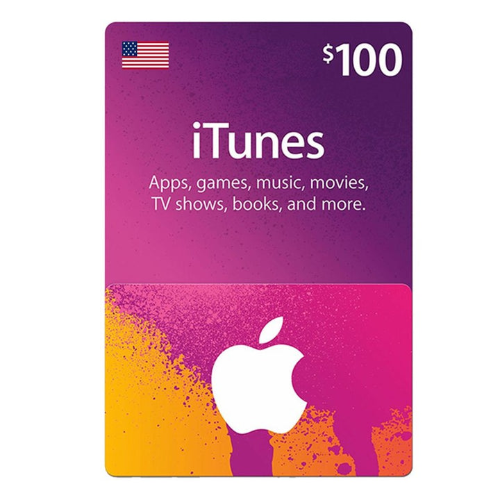 Apple iTunes Gift Card Online - 100$ US (Instant SMS Delivery)