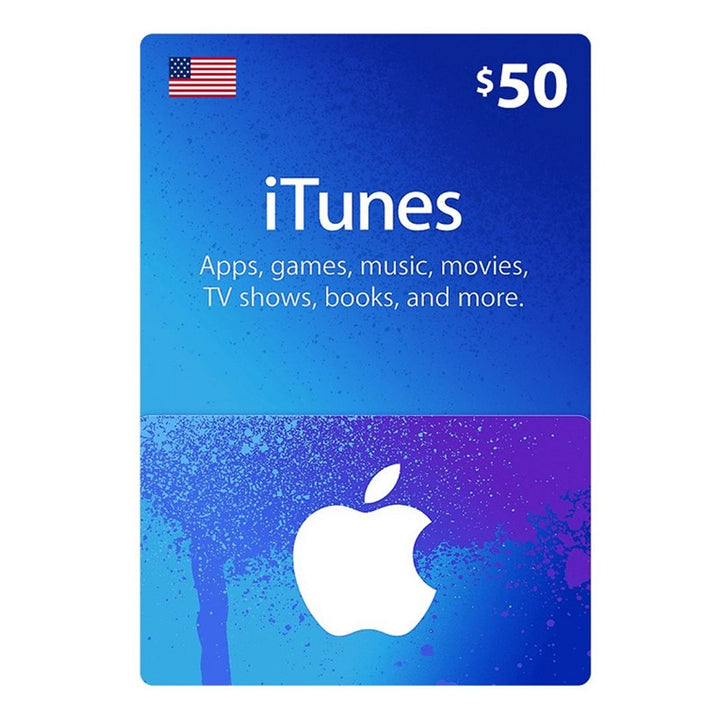 Apple iTunes Gift Card Online - 50$ US (Instant SMS Delivery)