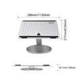 Mowsil Adjustable Laptop Stand for Desk & Tablet , Ergonomic design for comfortable eye-level viewing, Adjustable height and angles for flexible setup