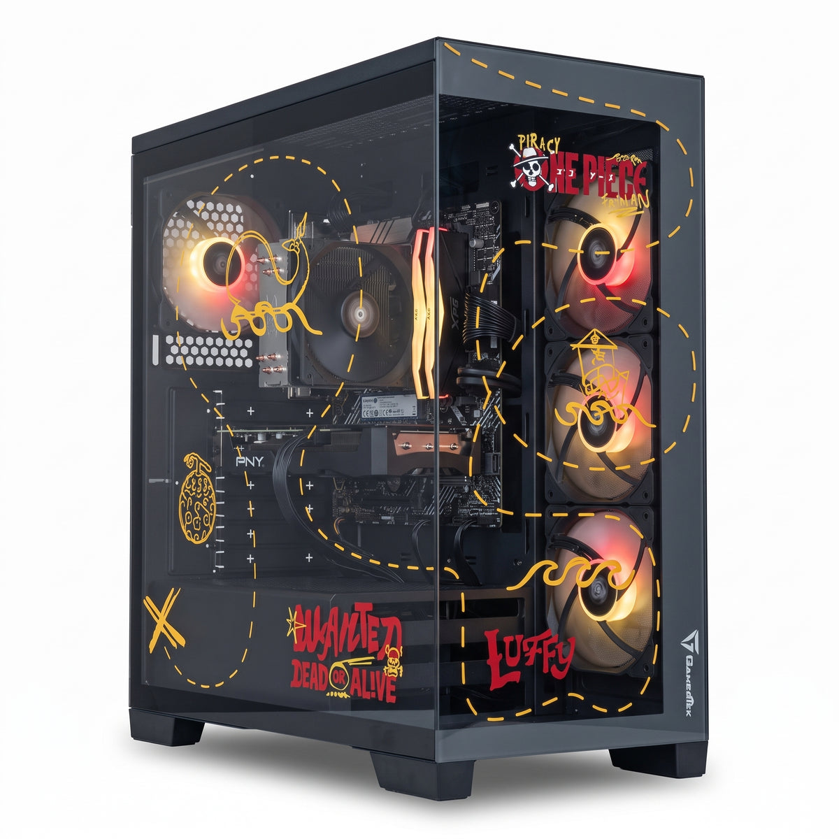 Custom Gaming PC Intel Core i5-14400F, RTX 5060 8GB, RAM 16GB DDR5 5600MHz, 1TB NVMe SSD, Windows 11 Pro