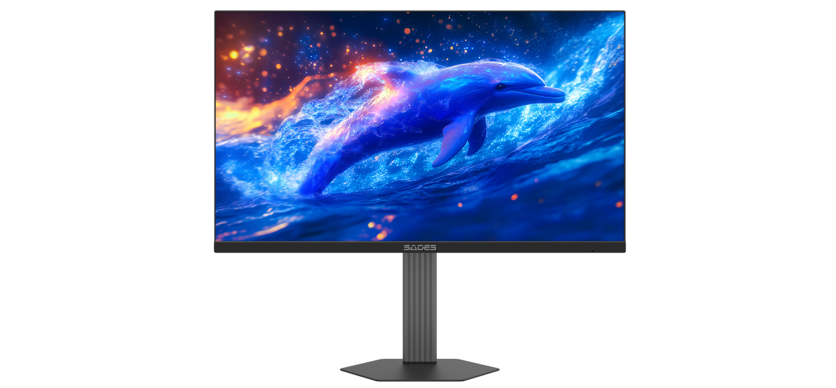 Sades BN-Dolphin SA-F01Q27, 27" QHD (2K) 2560x1440, 200Hz, 0.5ms, IPS, Flat Gaming Monitor - Black