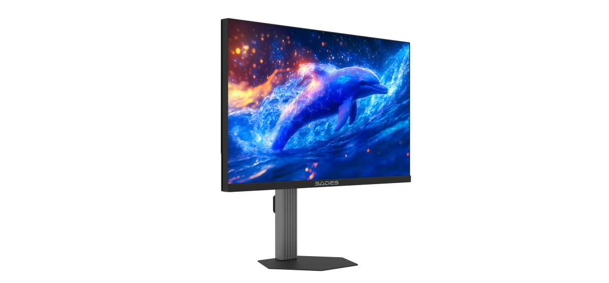 Sades BN-Dolphin SA-F01Q27, 27" QHD (2K) 2560x1440, 200Hz, 0.5ms, IPS, Flat Gaming Monitor - Black