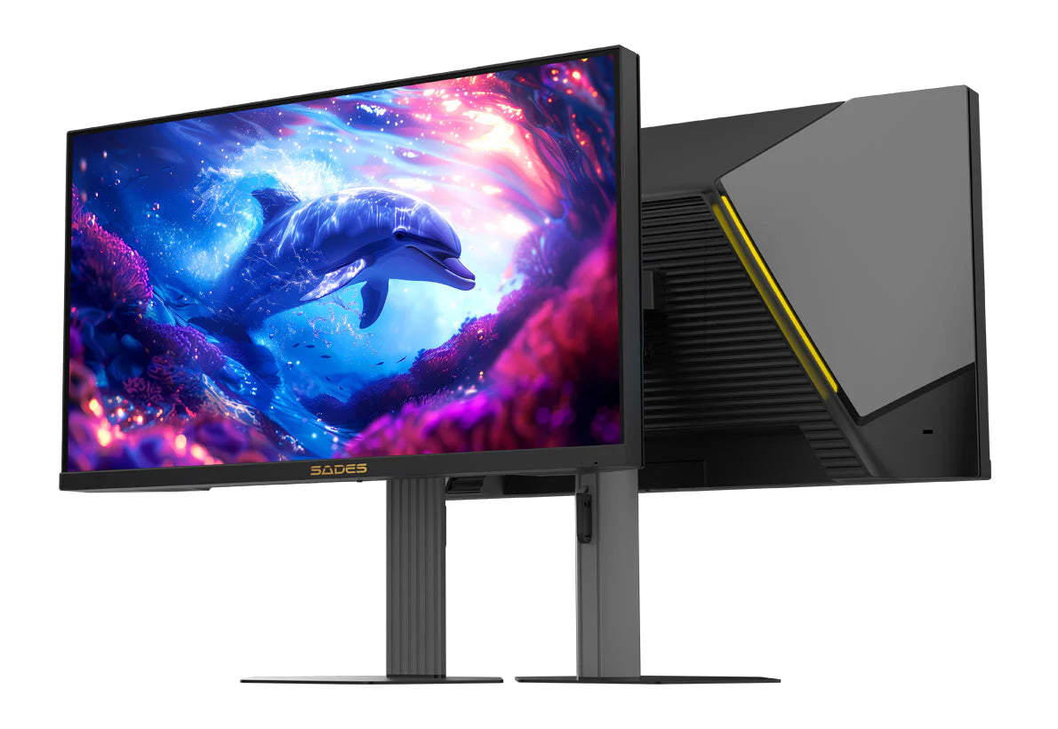 Custom Gaming PC Bundle Ryzen 7 7800X3D, RTX 5060 Ti 16GB, 16GB DDR5 6000MHz, 1TB NVMe, With Sades 24.5'' 2K QHD Monitor, Gamax Gaming Chair, Gamax D2501 Gaming Table & Sades Gaming Combo