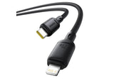 Baseus Silky Fast Charging Cable USB-A to USB-C 1m - Cluster Black
