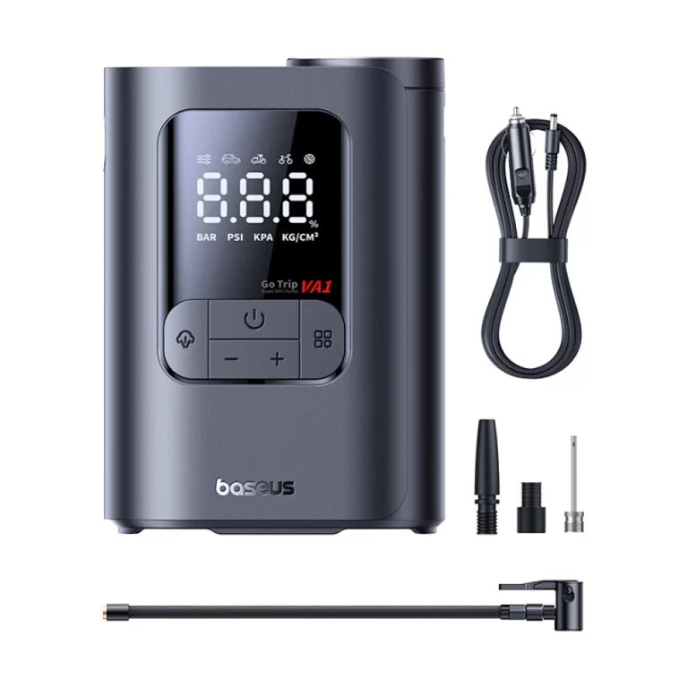 Baseus GoTrip VA1 Pro Super Mini Wired Inflator 22-Cylinder - Cosmic Black