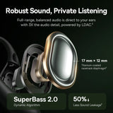 Baseus Eli Sport 2 Open-Ear True Wireless Earbuds - Cosmic Black