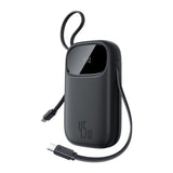 Baseus EnerFill FC21 Qpow3 Ultra Digital Display Power Bank with Detachable Cable 20000mAh 45W - Cosmic Black