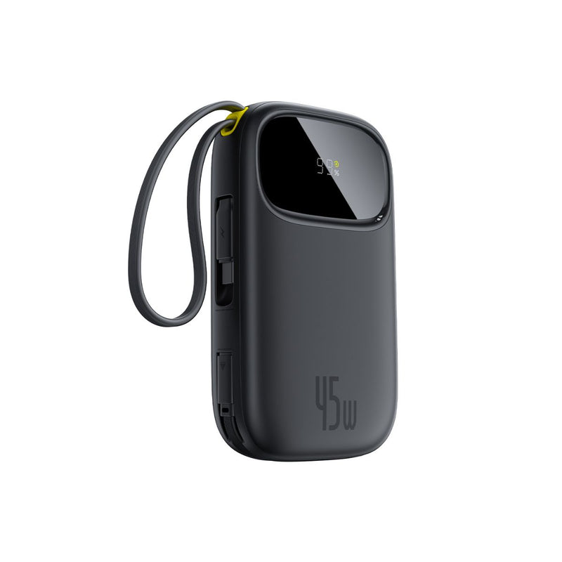 Baseus EnerFill FC21 Qpow3 Ultra Digital Display Power Bank with Detachable Cable 20000mAh 45W - Cosmic Black
