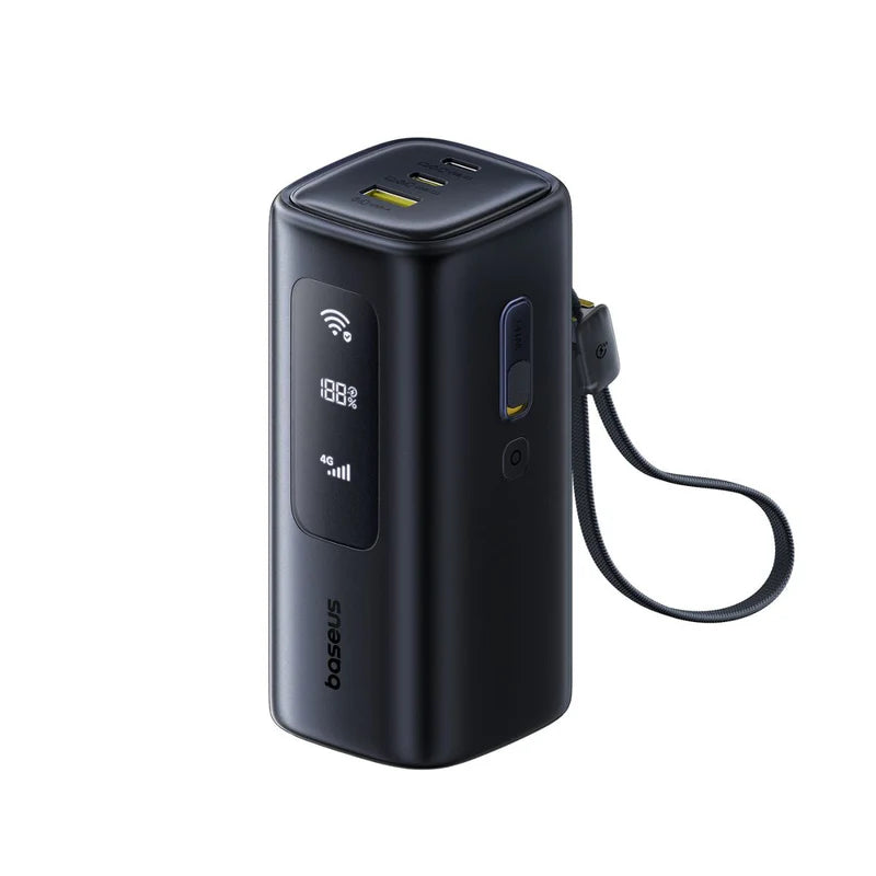 Baseus EnerGeek GX11 MiFi Power Bank 20000mAh 67W - Cosmic Black