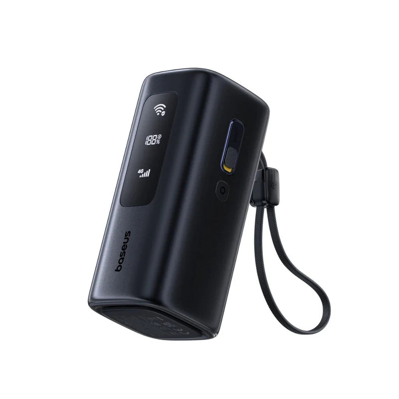Baseus EnerGeek GX11 MiFi Power Bank 20000mAh 67W - Cosmic Black