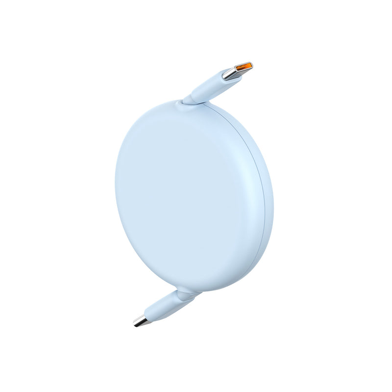 Baseus Free2Pull Mini Retractable Cable USB-C to USB-C 100W 1.5m - Galaxy Blue