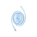 Baseus Free2Pull Mini Retractable Cable USB-C to USB-C 100W 1.5m - Galaxy Blue
