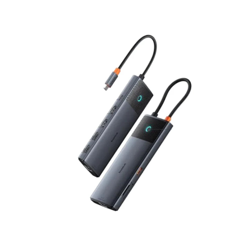 Baseus Metal Gleam II 10-in-1 USB HUB Dual Display - Cosmic Black