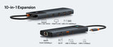 Baseus Metal Gleam II 10-in-1 USB HUB Dual Display - Cosmic Black