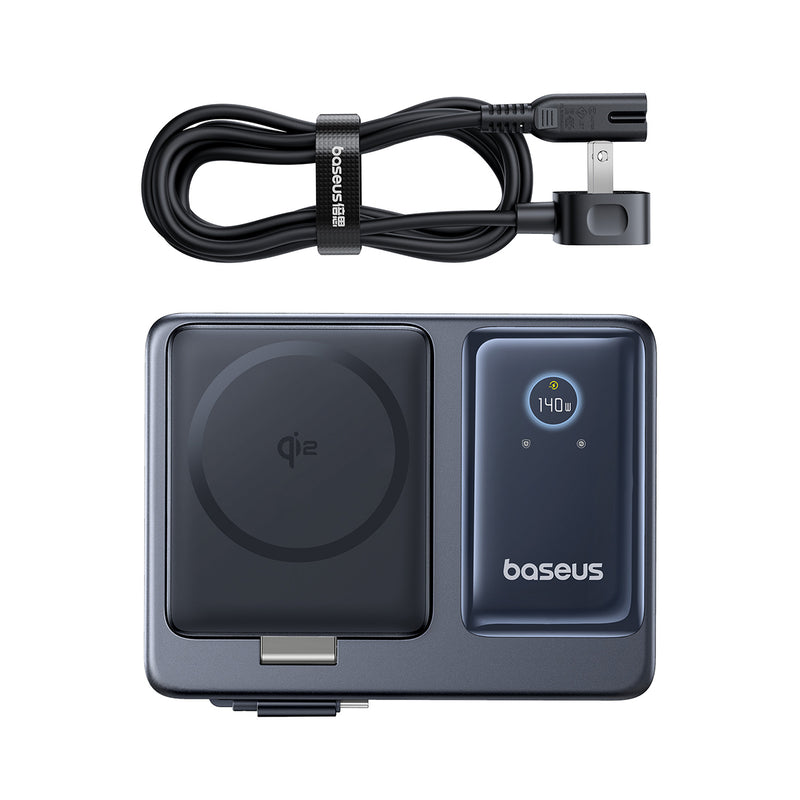 Baseus Nomos Qi2 5-in-1 Desktop Charger 140W - Cosmic Black