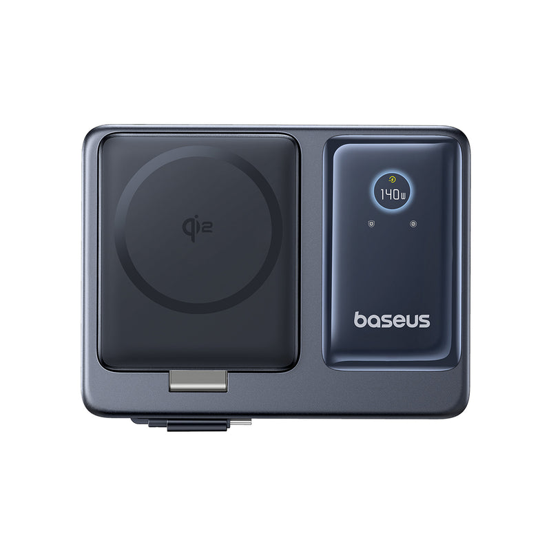 Baseus Nomos Qi2 5-in-1 Desktop Charger 140W - Cosmic Black