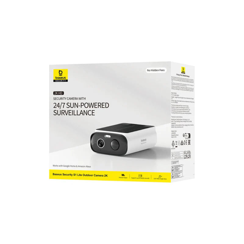 Baseus Security S1 Lite Outdoor Camera 2K - White