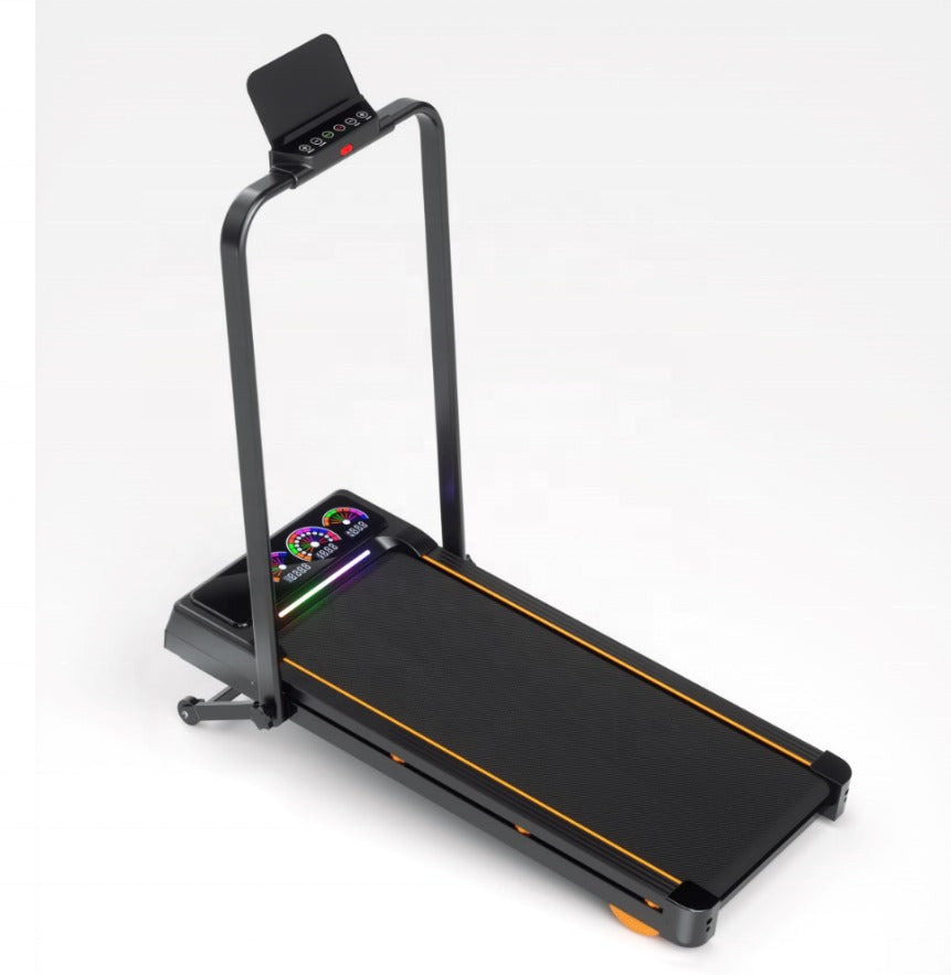 Black Bull 12% Auto Incline Walking Pad with handrail, Remote Control, LED Display & Bluetooth, 120 KG Weight Capacity Black - UMWP106
