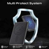 Promate 5000mAh Ultra-Slim Aluminum Crafted MagSafe Compatible Wireless Charging PowerBank