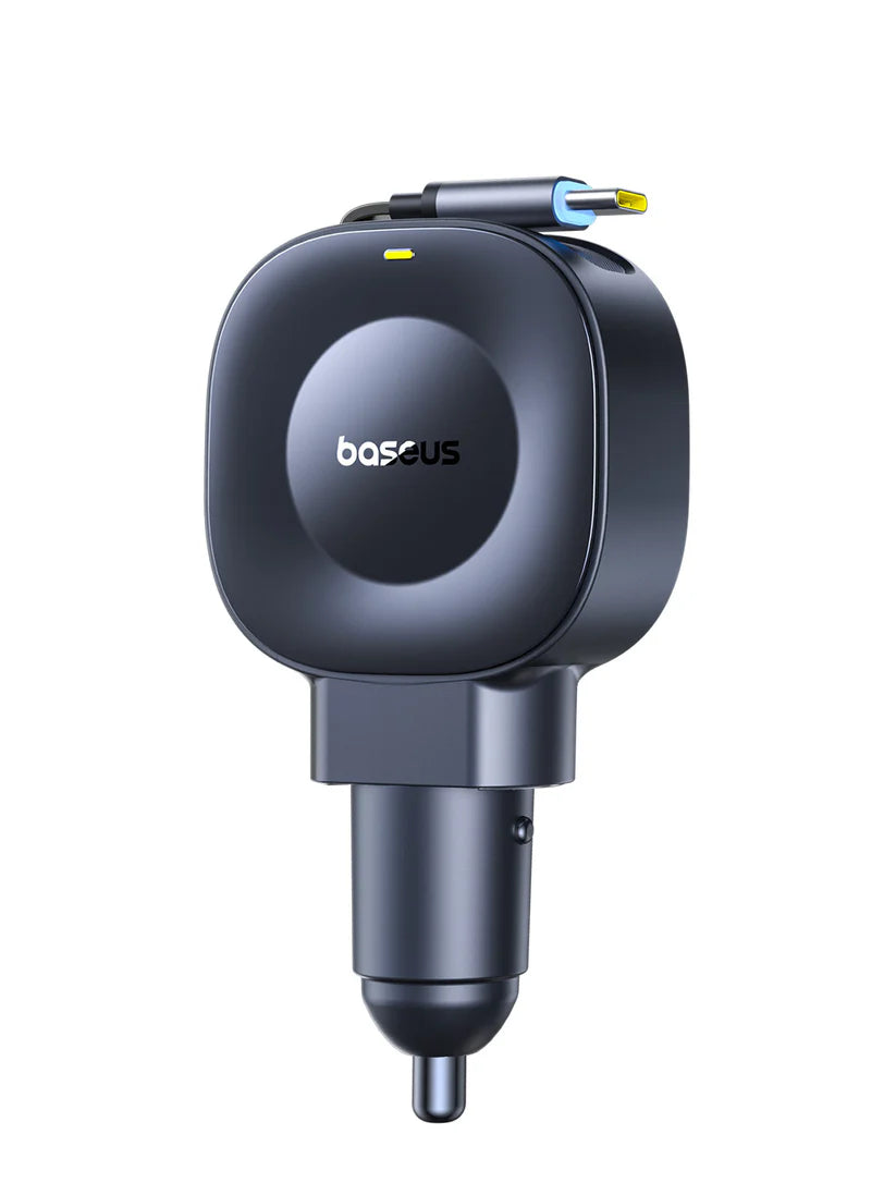 Baseus PrimeTrip VR2 Car Charger with Retractable Cable C+C 45W - Cosmic Black