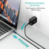 Choetech CC0004 3A USB-C to USB-C Cable 3m - Black