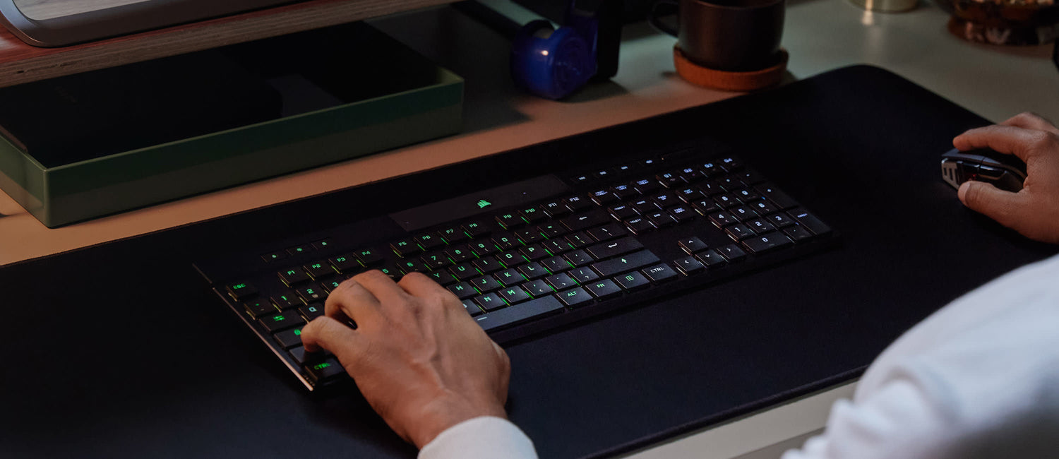 CORSAIR K100 RGB AIR Wireless Ultra-Thin Mechanical Gaming Keyboard