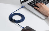Baseus Tungsten Gold Fast Charging Cable USB-C to USB-C 100W 2m - Blue