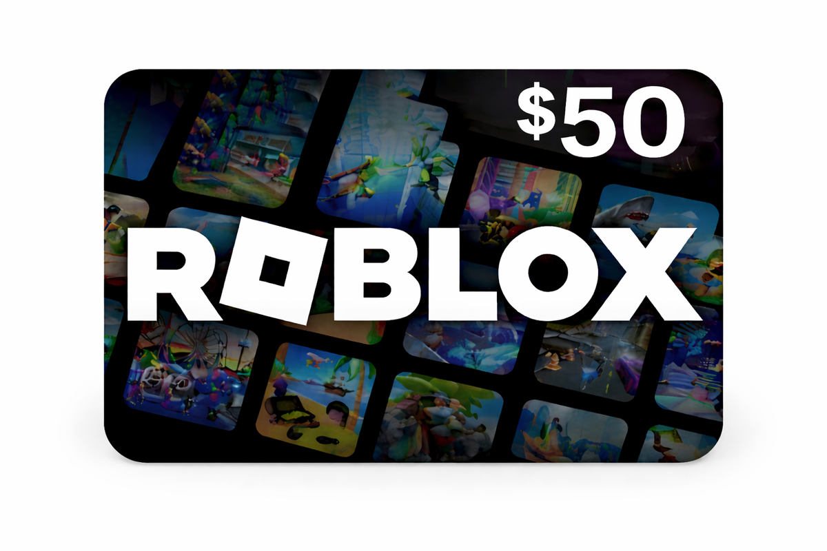 50 Robux Gift Roblox Digital Gift Card - 50$ - (SMS Delivery) – Level Up