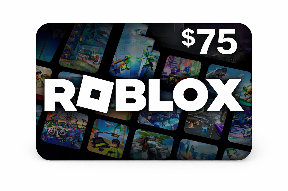 Roblox Digital Gift Card - 75$ - (SMS Delivery)