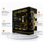 Custom Gaming PC Intel Core Ultra 9 285K, RTX 5090 32GB GDDR7, 96GB DDR5 6000MT/s, 2TB NVMe, Windows 11 Pro