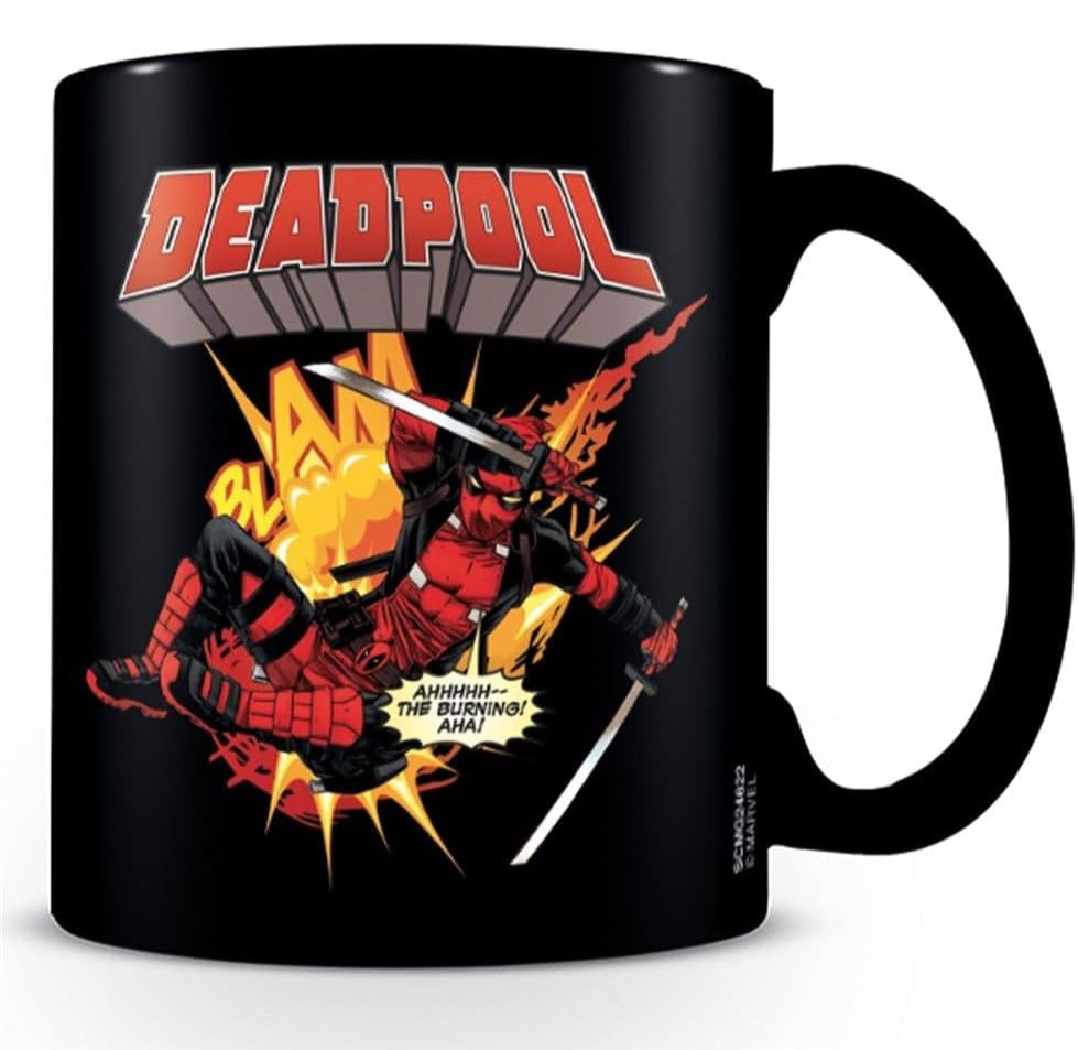 مجموعة هدايا بيراميد، مارفل، ديدبول، ميرك جولز، كوب + قاعدة أكواب + ميدالية مفاتيح