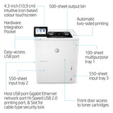 HP LaserJet Enterprise M612dn - 71ppm / 1200dpi / A4 / USB / LAN / Mono Laser - Printer