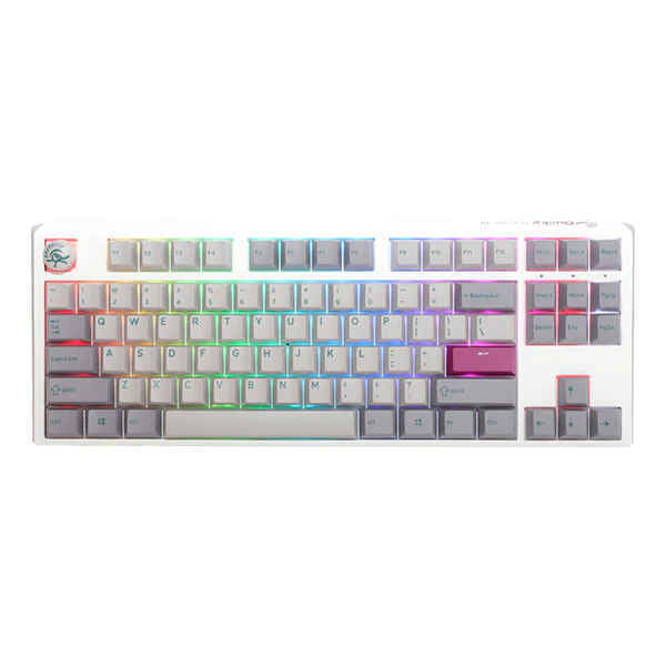 DUCKY ONE 3 TKL PBT HOT SWAP Blue
Switch Cherry RGB Wired Mechanical Gaming
Keyboard Arabic - Mist Grey