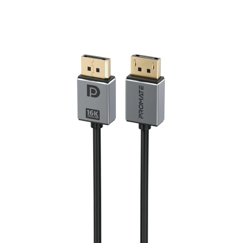 كابل بروميت DisplayPort عالي الدقة بدقة 16K@60Hz بطول 2 متر
