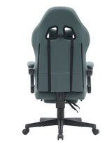 Gamax Model BS-6306 Adjustable Fabric Gaming Chair with Lumbar Support & Foot Rest - Grey ( Installation not included )