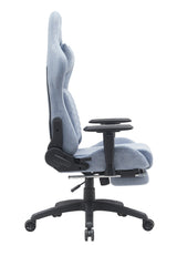 Gamax Gaiming Chair model BS-7966 with Foot Rest - Light Blue