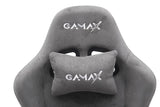 Gamax Gaiming Chair model BS-7966 with Foot Rest - Gray